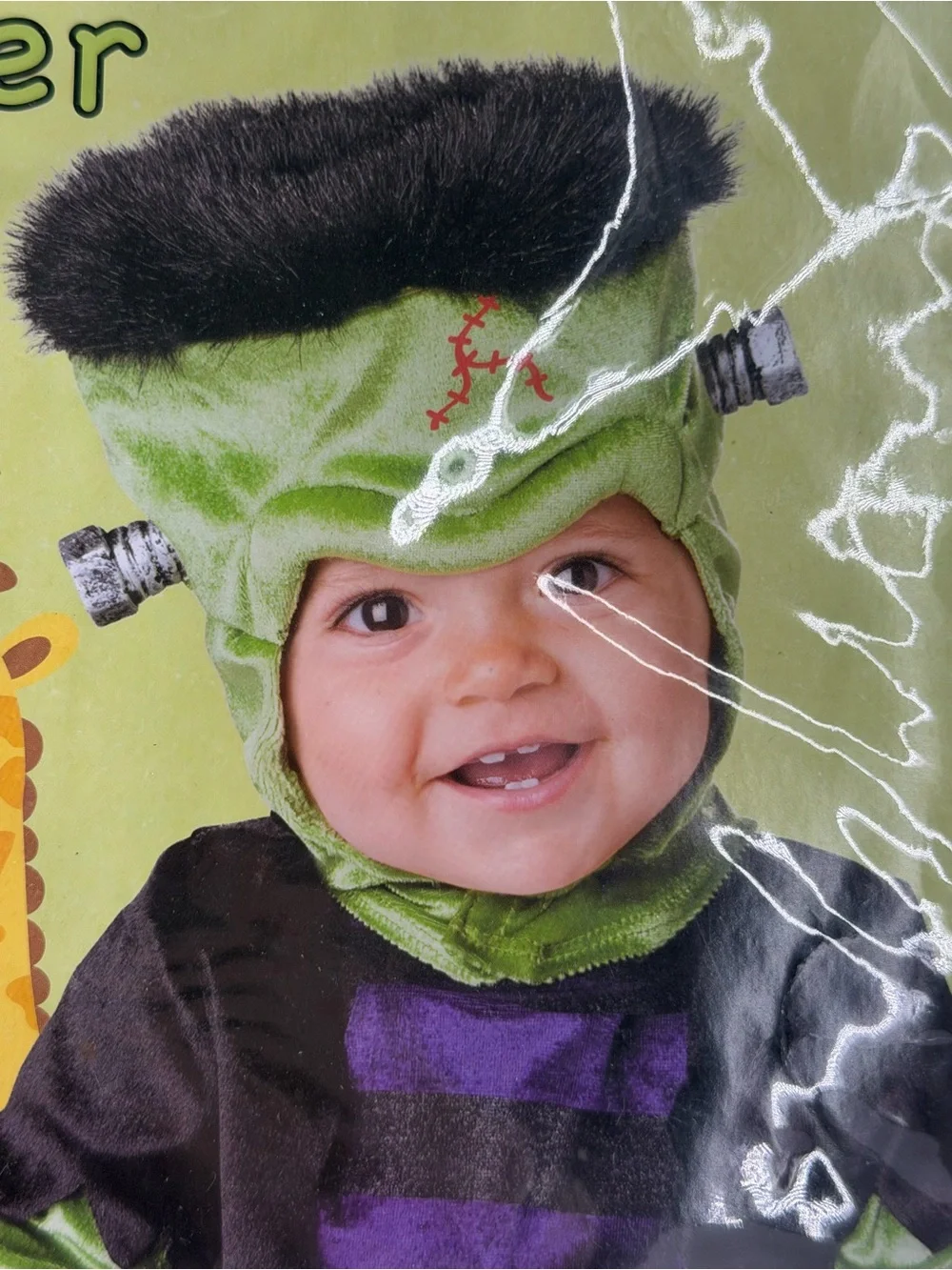 SPIRIT MONSTER BOO FRANKENSTEIN BABY INFANT COSTUME 12-18 MONTHS HALLOWEEN